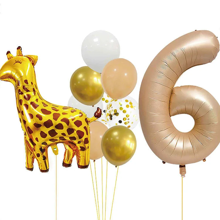 Balloons Children 40 Inch 0-9 Large Number Various Colors Foil Number Balloon Party Decoration Supplies