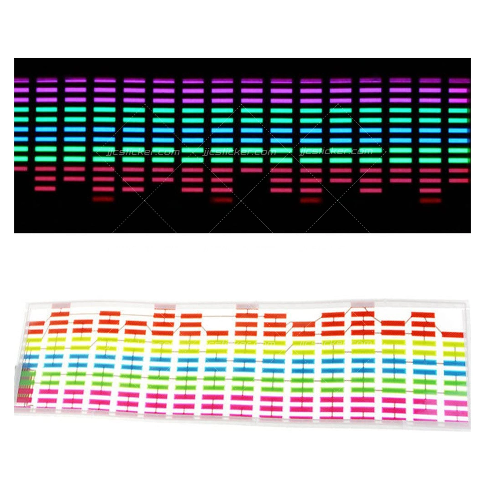 EL Panel Glow Custom LED Light Activated Flashing Car Sticker