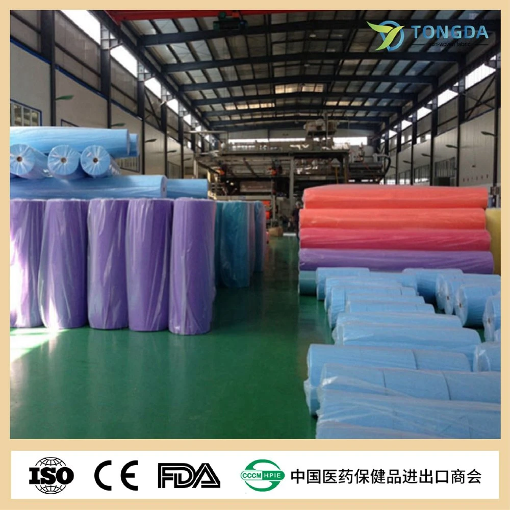 Factory delivery disposable non-woven fabric to make protective clothing