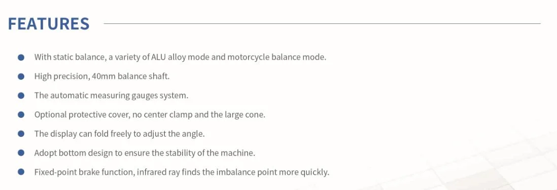 Wheel Balancer with Static Balance Alu Mode Motorcycle Mode Automatic Measuring Gauge LCD display Tyre Changer Tire Changer Garage Equipment Balancing Machine