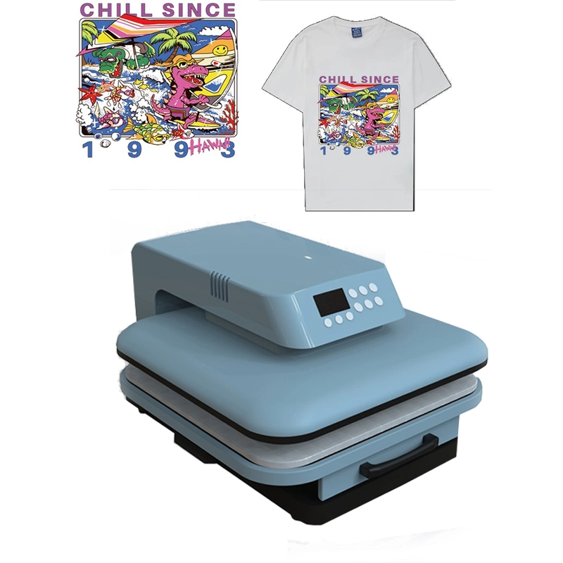 TECO Automatische Pressmaschine T-Shirt Heat Press Maschine 40 * 40cm 38 * 38cm Heat Platte