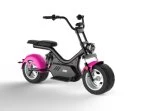 Extended Range Fast Charge EEC/CE Approved Unique 2 Wheels Electric Citycoco Moped Wide Pedals