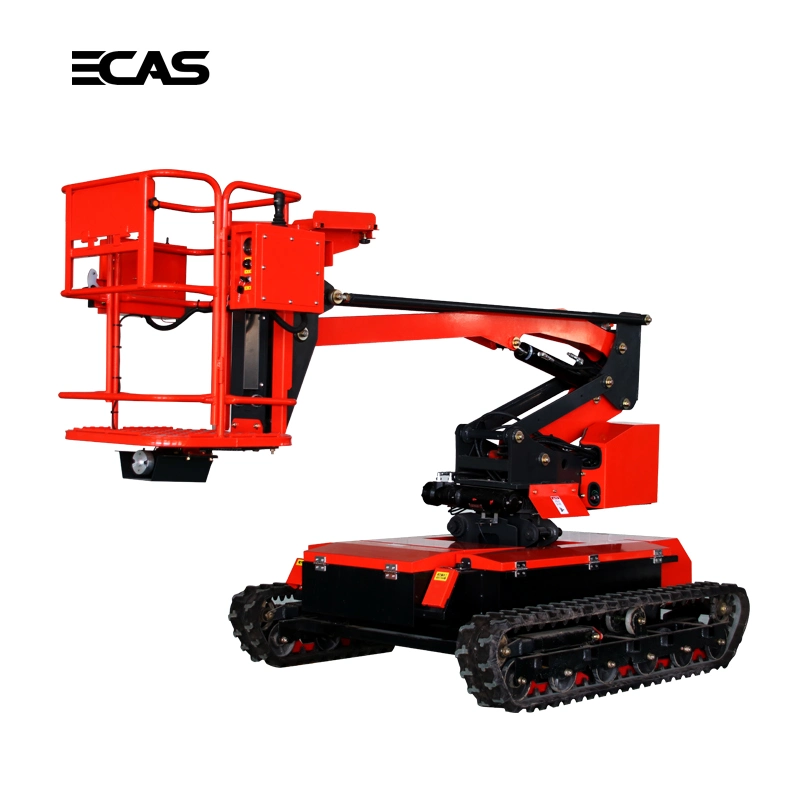 Ecas-100h Boom Lift Lift Platform Variable Speed 48V Aerial Work with AC Motor