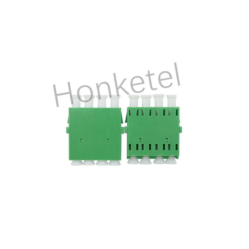 LC APC/Upc Quad Single Mode Om1 Om2 Om3 Om4 Fiber Optical Adapter