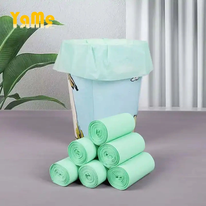 100% Biodegradable Plastic Garbage Bags Scented Cornstarch Compostable Garbage Trash Bag Plastic Raw Material Plastic Garbage Bag