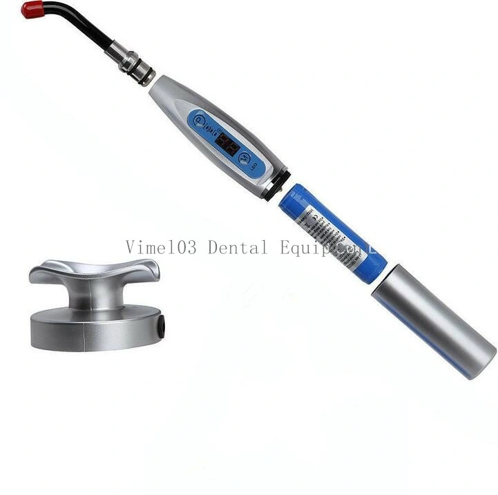 Dental LED Curing Light Lamp Wireless 5W 1500MW Blue Light Plastic