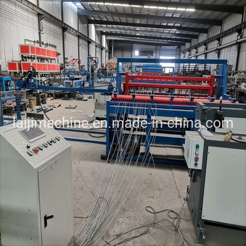 Fully Automatic Crimped Wire Mesh Weaving Machine Stainless Steel Wire Mesh Screening Separation Supplier for Construction Work