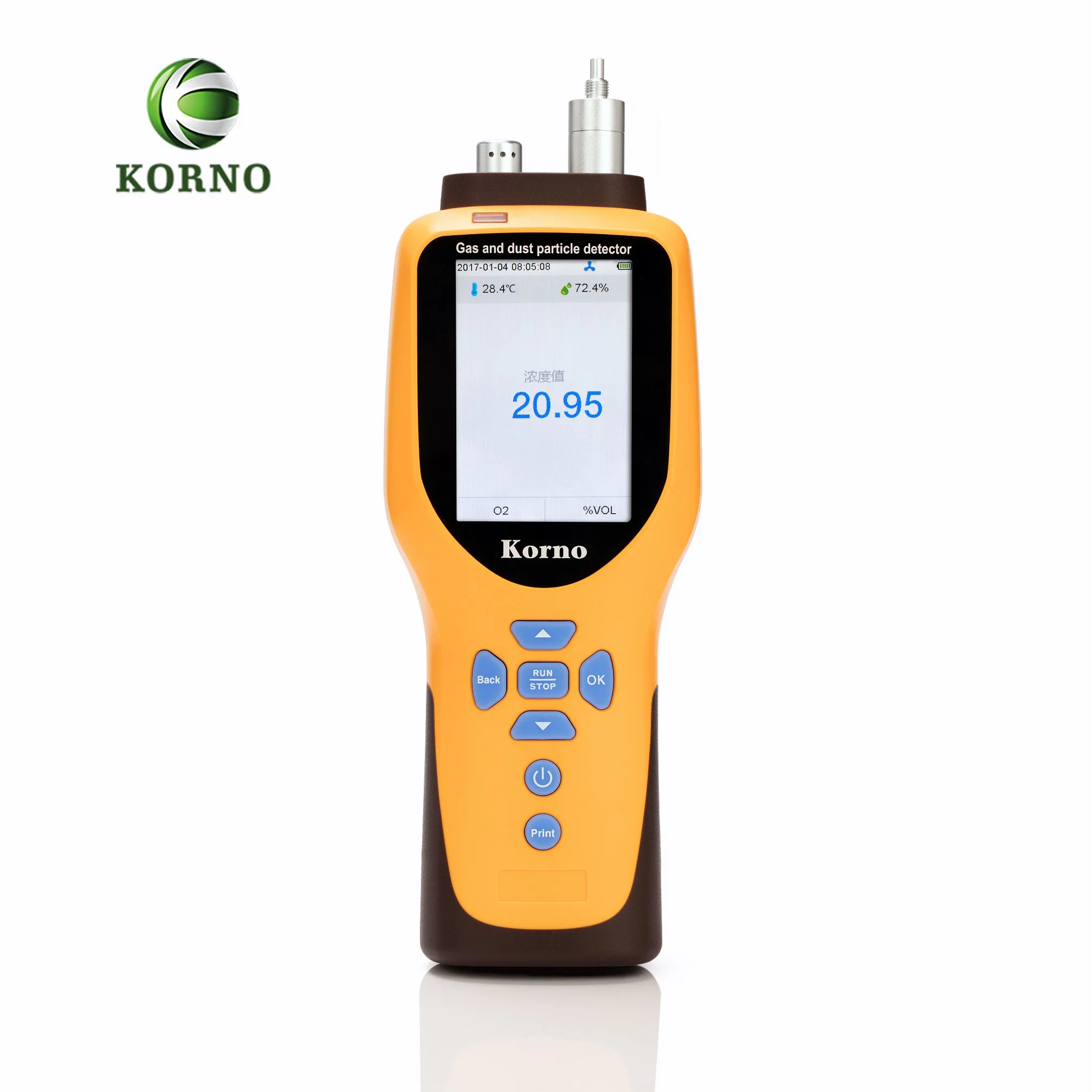 Real-Time Curve Data Analysis Carbon Monoxide Gas Analyzer (CO2)