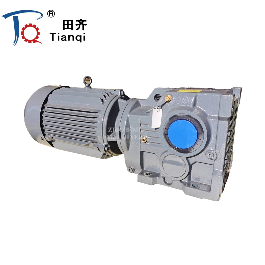 K107 90 Degree Right Angle Helical Bevel Gear Reducer Motor Gearbox