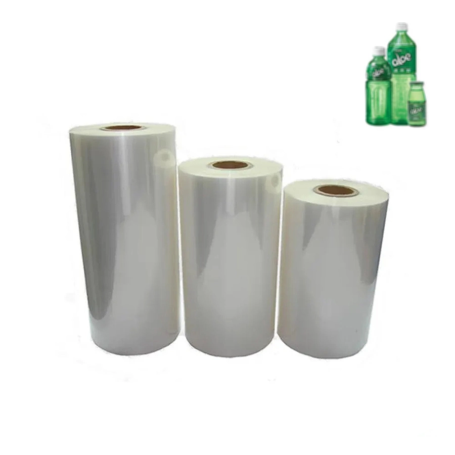 Hot Selling Customizable Size Wear Resistant PVC Shrink Wrap Labels Film for Bottle Labelling