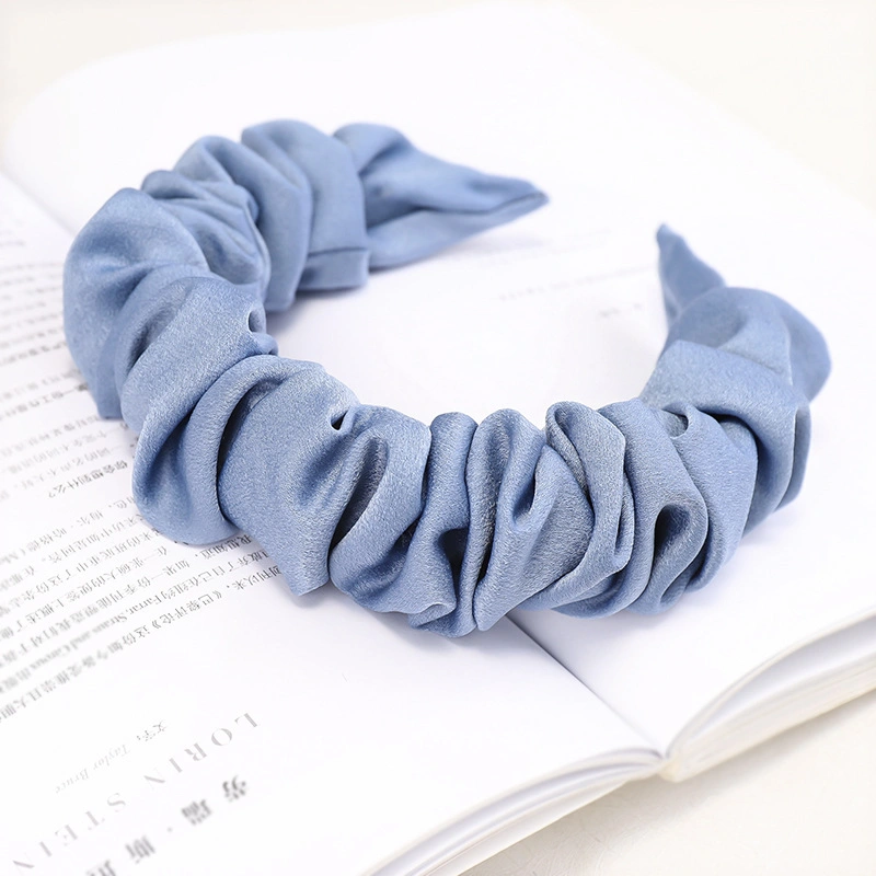 Hot Selling Ruffled Hair Bands Cute Lady Soft Cloth Hundred Match Hair Accessories