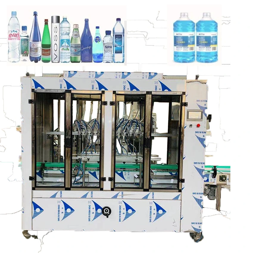 Machine automatique de remplissage de liquide à lavage manuel par gravité, pression atmosphérique linéaire
