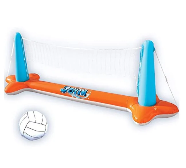 Aufblasbarer Pool Schwimmender Volleyball Basketball Set Schwimmbad Spiele für Kinder Erwachsene