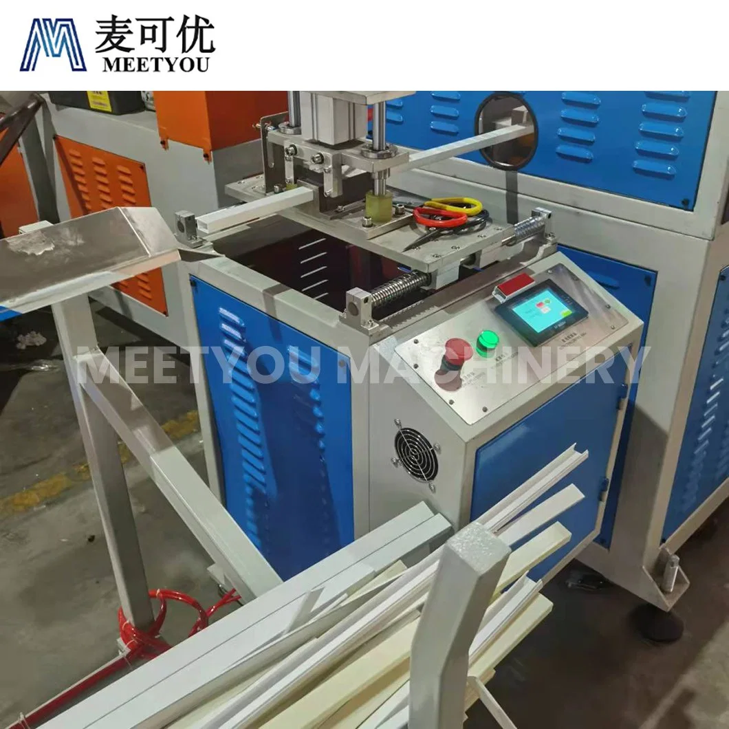 Meetyou Machinery WPC Profile Making Equipment Wholesale/Supplier China PVC CE Certification Plastic PVC Cable Trunking. Profiles Suppliers Configure Dual Tractors