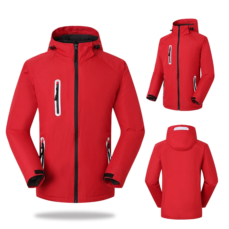 Vestes d'hiver pour hommes coupe-vent et chaudes pour le sport.