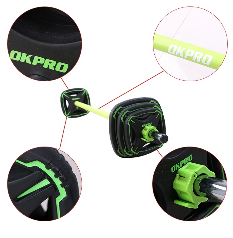 Okpro Urethane PU Coated 20kg Barbell Set