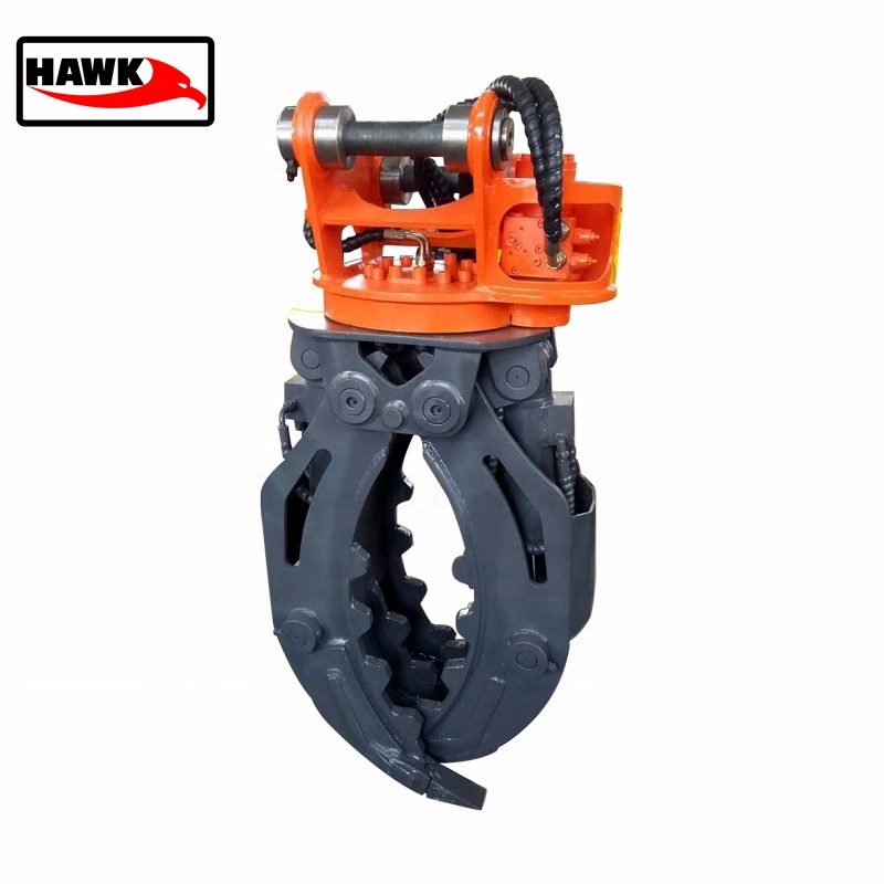 Excavator Hydraulic Rotating Grapple Wooden Grapple Log Grapple