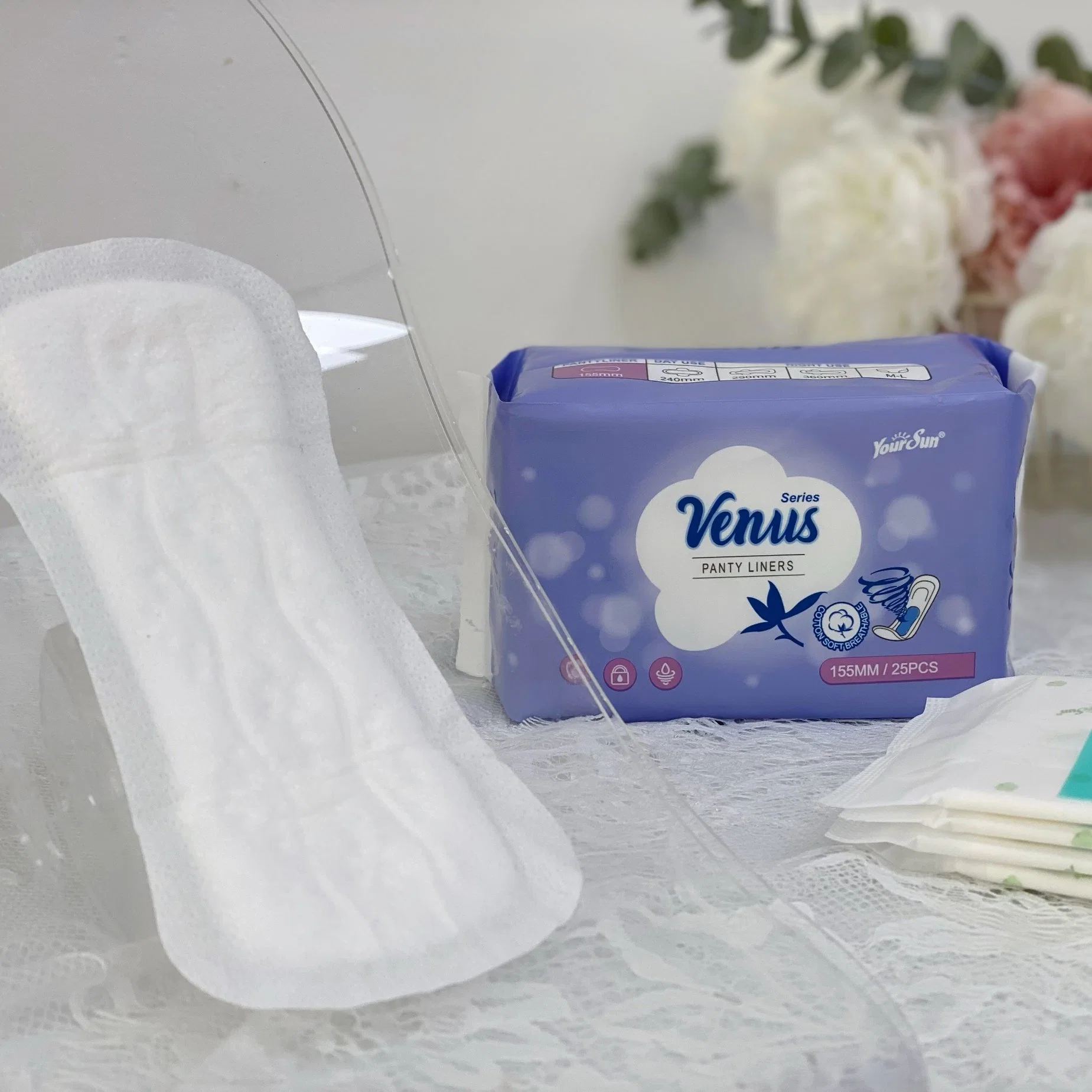 الاستخدام اليومي منتجات الصحة النسائية من طراز Panty Liner بحجم 15 سم