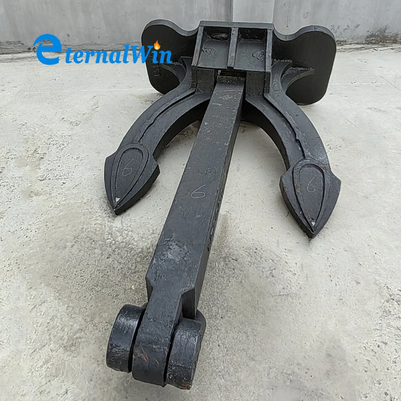 China Stockless Anchor High Holding Power Steel Boat Marine Ship Anchors Delta Anchor Price