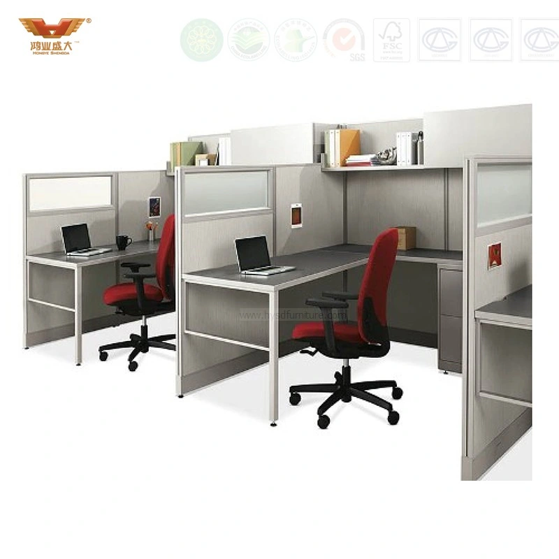 Green Wall Round Shape Office Workstation Modular Furniture (HY-234)