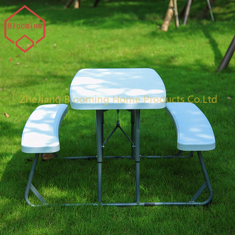 Outdoor Furniture Garden Set Children Camping Picnic Plastic Folding Table and Bench for Kids