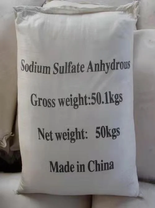 Sodium Sulphate 99% Min Origin in China Packing: in 25/50kgs Bags