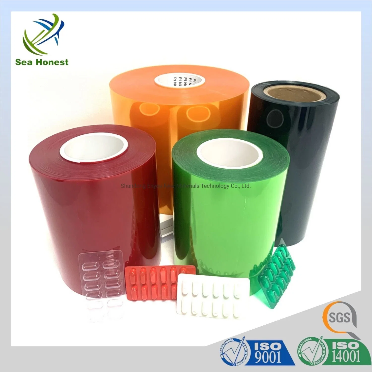 High Barrier 0.25mm/0.025mm/120g Clear PVC/PE/PVDC Film for Pharma Package