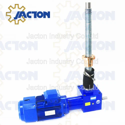 Cubic Electric Lifting Screw Jack Load Capacity From 0.25t to 100 Ton, Electric Heavy Duty Worm Gear Screw Jack, Screw Jacks, Electro-Mechanical Screw Jacks