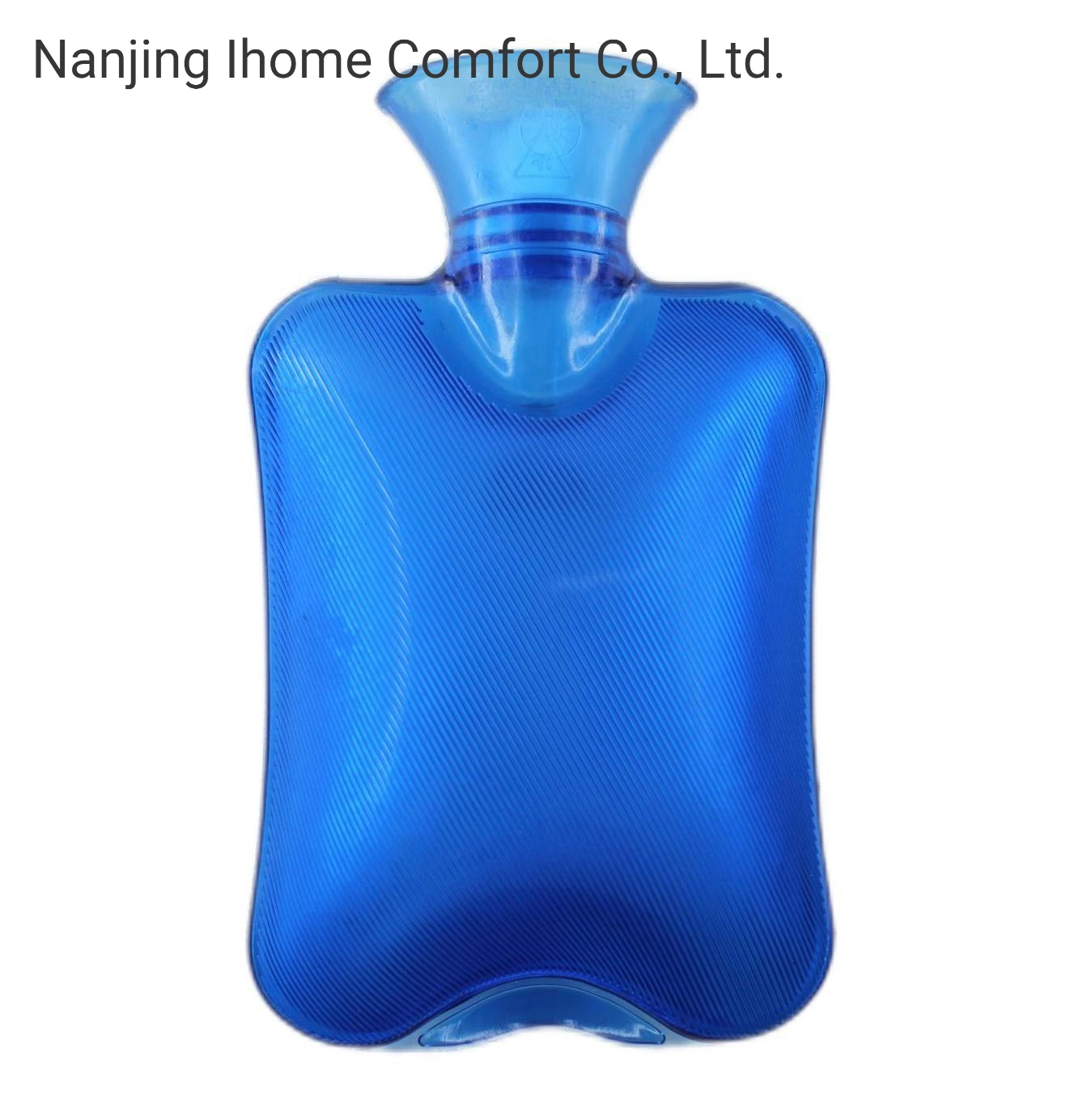 2023 Hot Sale PVC Hot Water Bottle Bag with Soft Plush Cloth Cover