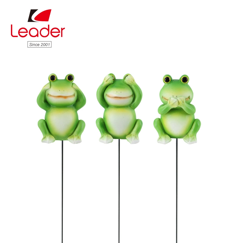 Mini Polyresin Hedgehog Stakes for Home and Garden Decoration, Mini Garden Stake