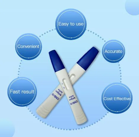 Hochey Medical Swab Influenza Flu a/B Antigen Rapid Test Cassette Oropharyngeal Antibody Rapid Test Kit