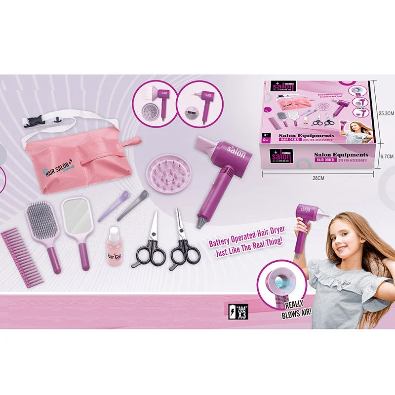 Handbag Hair Salon Tool Girl Pretend Play Toy Girls Toy Beauty Set