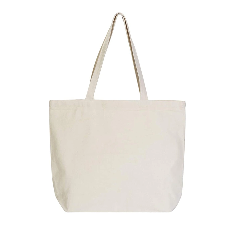 Custom Logo Eco Friendly Blank Plain Foldable Recycle Cotton Canvas Bag