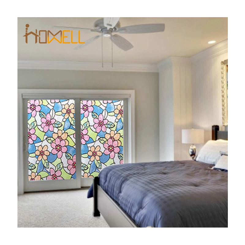 Static Cling Print Bright Color PVC Glass Film Window Film Use for House