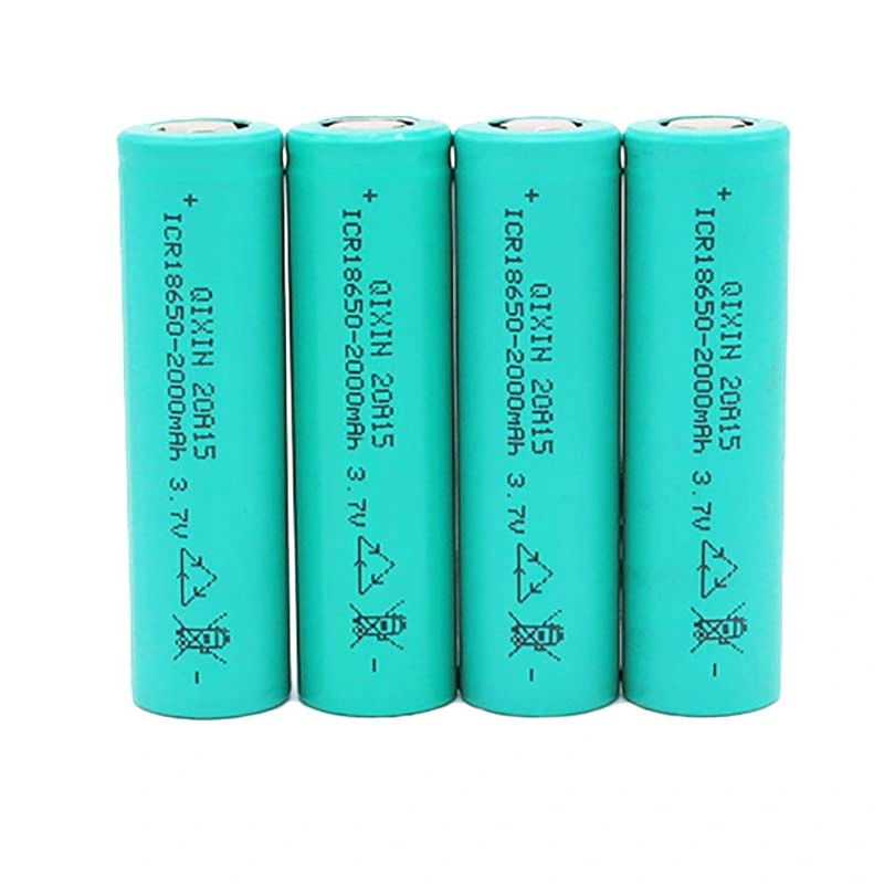 Qixin Rechargeable Battery 3.7V 2000mAh 18650 Rechargeable Lithium Ion Battery