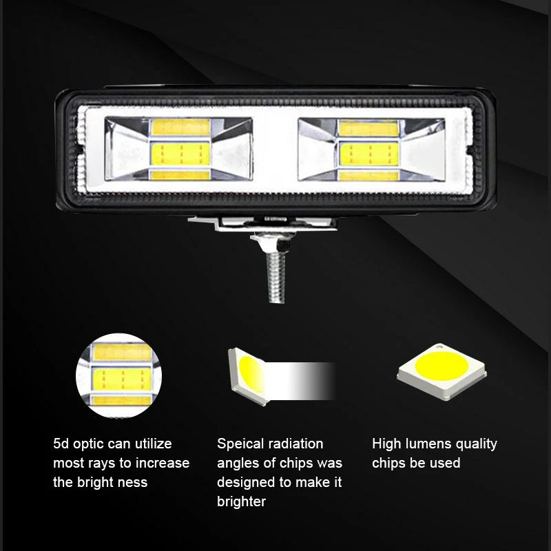 مصباح العمل LED خارج الطريق درجة سطوع فائقة 18 واط للسيارة LED