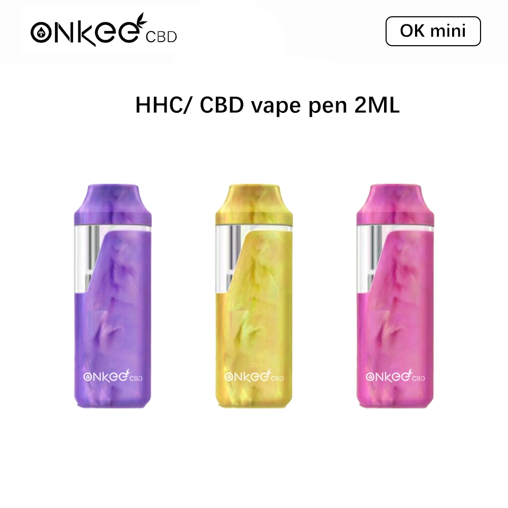 قلم قابل لإعادة الشحن D8 Vape مع ملف خزفي HHC Vape سعة 2 مل سعر مصنع الجملة للأوميزر