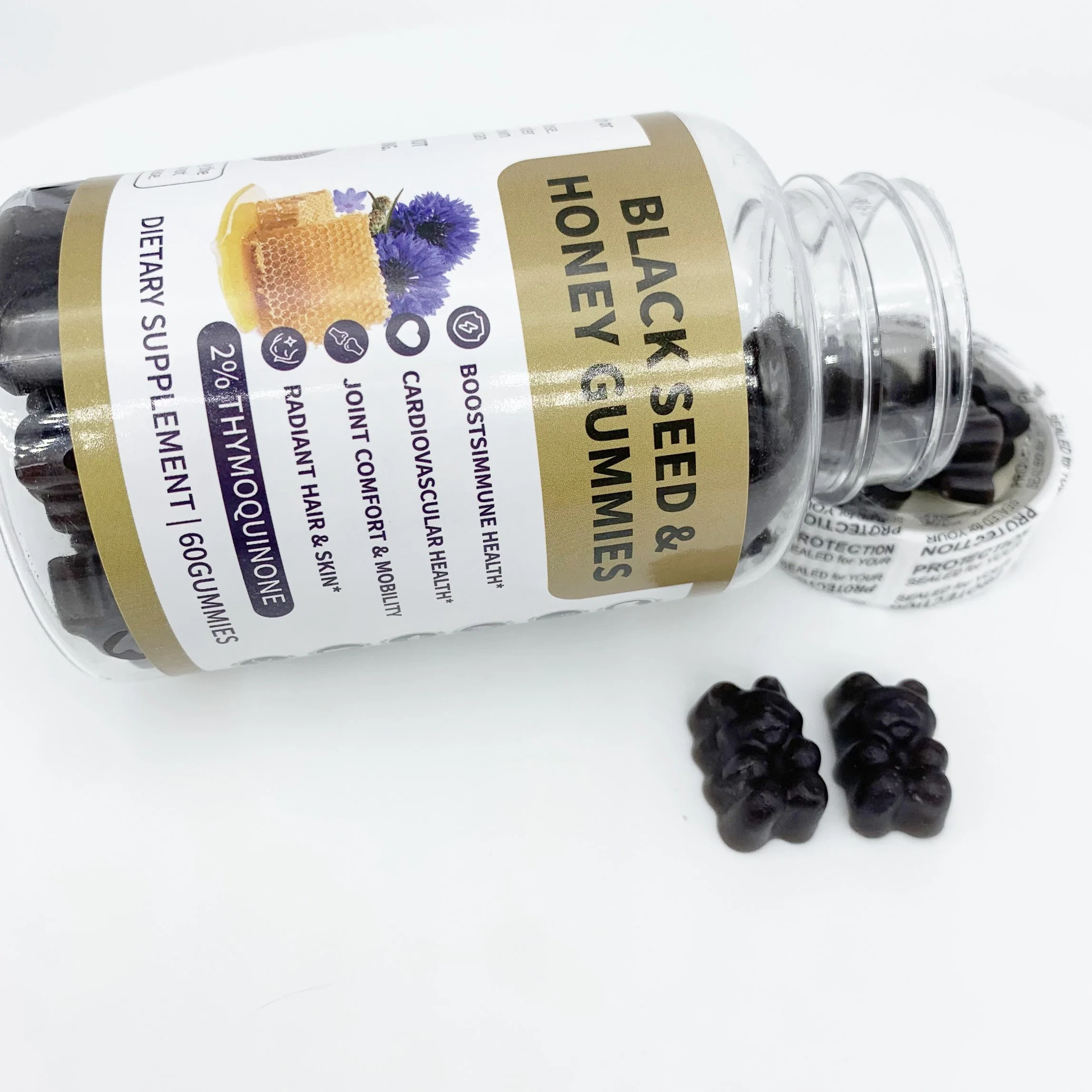 OEM Wholesale Gummies Black Seed Oil Gummies for Whitening Supplement Anti-Aging Gummies