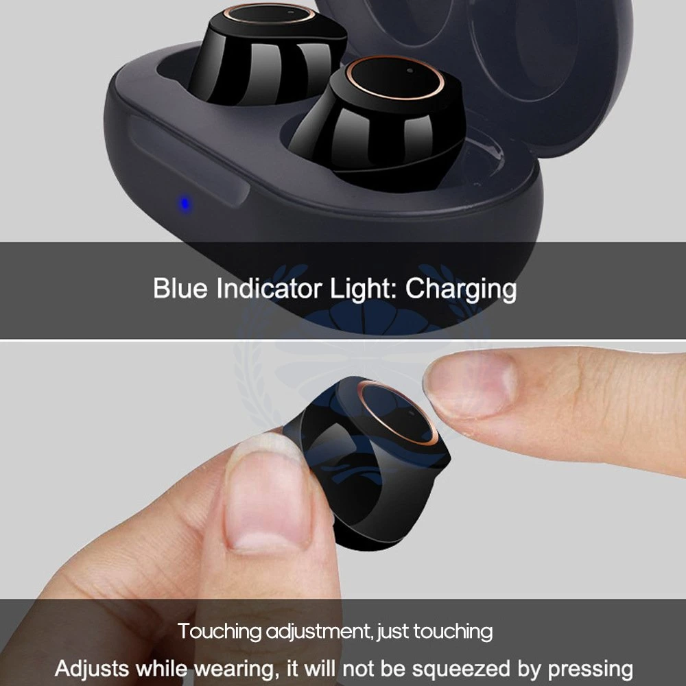 Wireless Bluetooth Hearing Aid Sound Amplifier Cic Rechargeable Box Earphone Hearing Aid for The Elderly