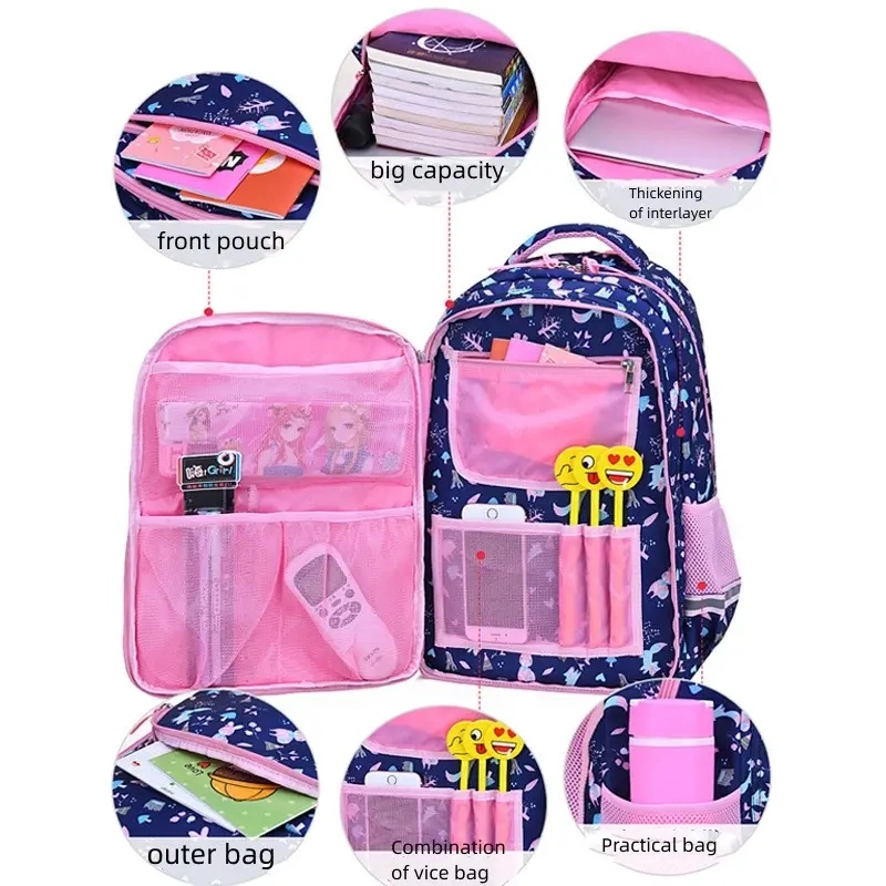 Lightweight Beauty Printing Girls Students Backpack School Bag