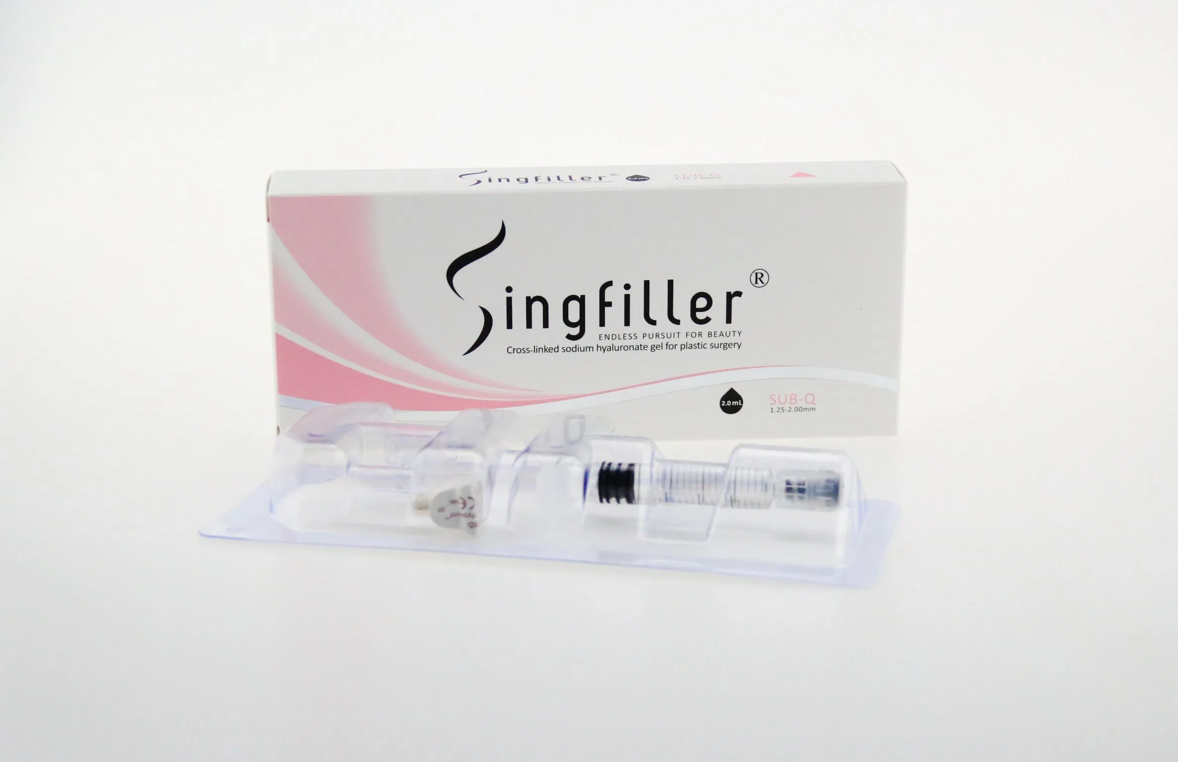 Hyaluronic Acid Injection Dermal Filler Painless 0.3% Lidoca with Lido and CE Marked