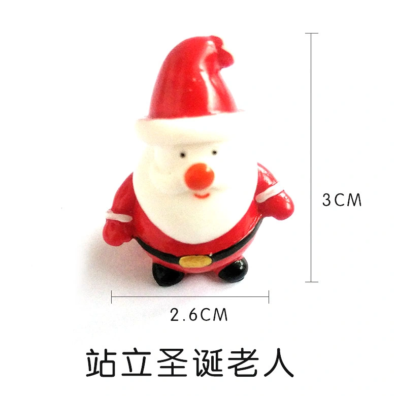 Amazon Hot Sale Creek Polish Santa Claus Figurine Resin Hanging Father Christmas Ornament for Holiday Decoration