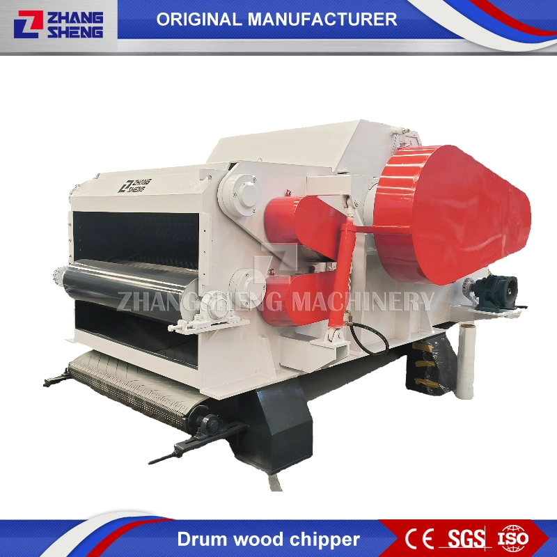 Hot Sale Heavy Duty Diesel Engine Hydraulic Drum Type Wood Crusher Machine