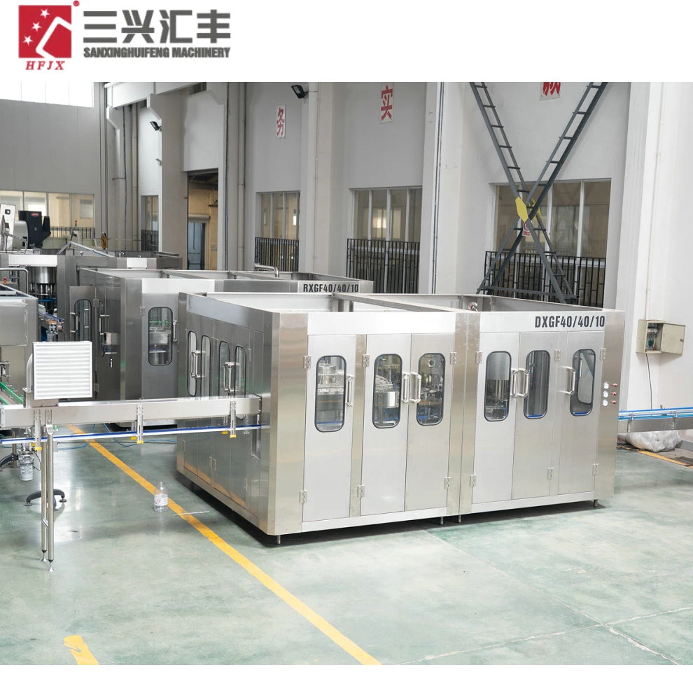 Automatic Pure Drinking Mineral Sparkling Soda Flavored Water Bottling Plant Carbonated Production Line Filling Making Machine