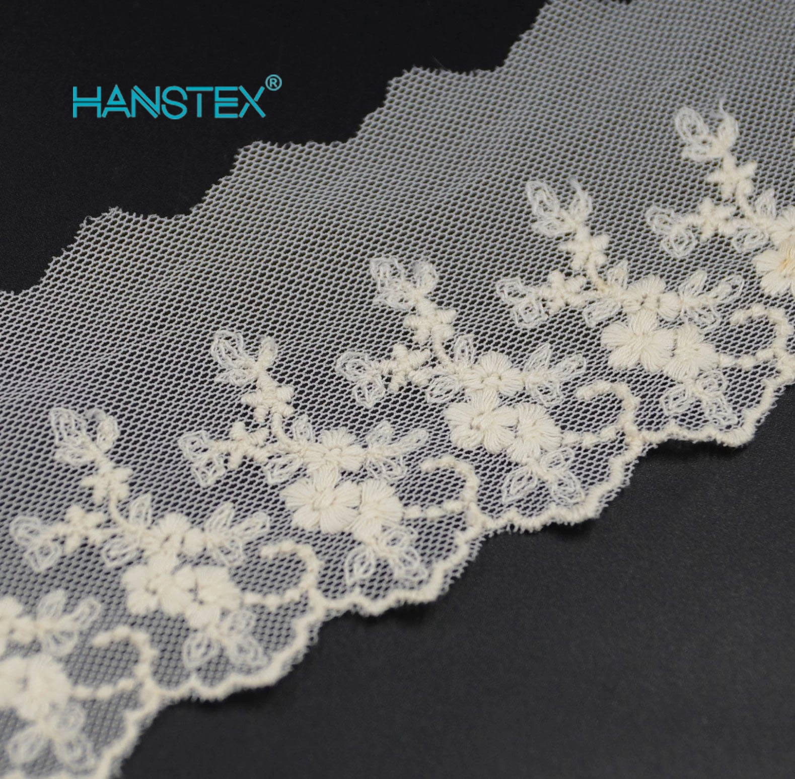 Hans Easy to Use Eco-Friendly Lace Fabric Embroidery Stone