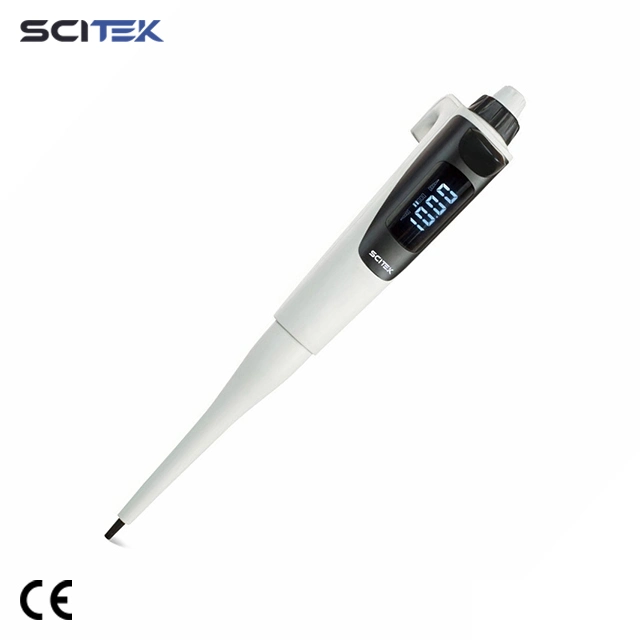 Scitek Electronic Pipette 0.5-1000 microliter Single-Channel Laboratory Pipette