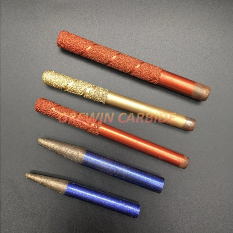 Gw Carbide-CNC Stone Engraving Drill Bit with Multi-Layer Coating for Granite and Marble