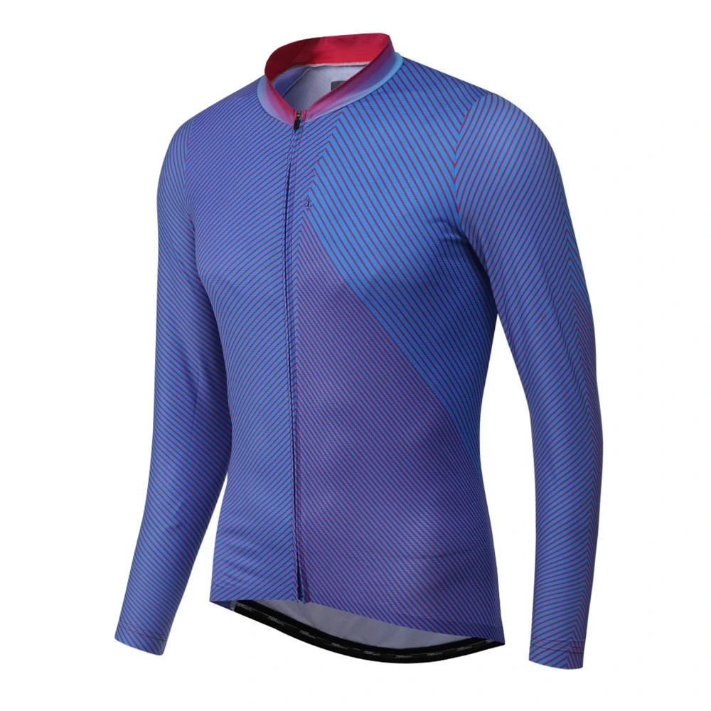 Private Label Custom Cheap Mens Long Sleeves Performance Shirt Professional Outdoor Road Cycling Apparel