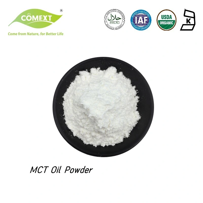 Comext Mct suministro directo de fábrica a granel en polvo orgánico del 70% Puro Aceite Mct en polvo