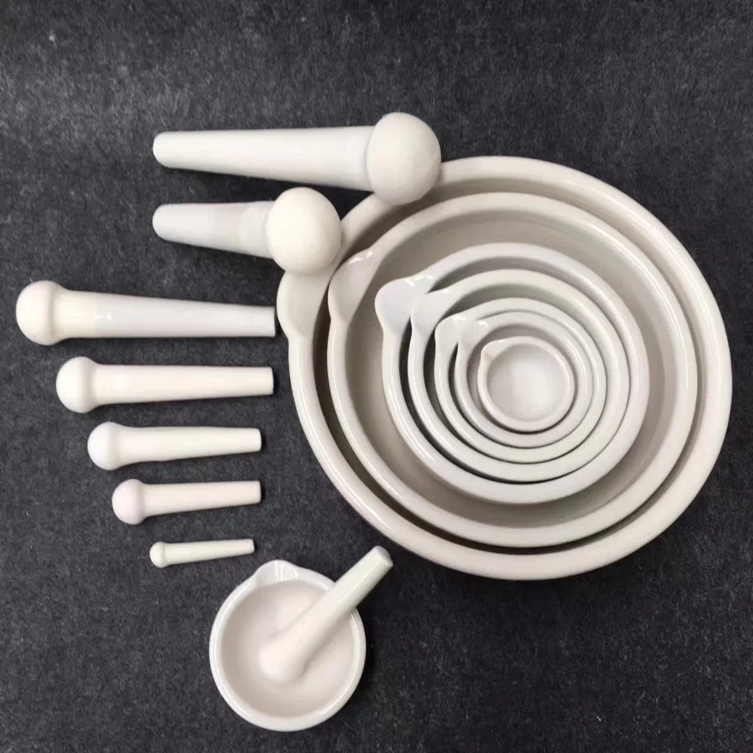 Highborn Fabricação tamanho padrão porcelana alumina cerâmica evaporação bacia Pan Para laboratório